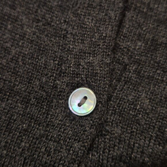 Gap Charcoal Gray Wool Cardigan Sweater, size M - Picture 7 of 10